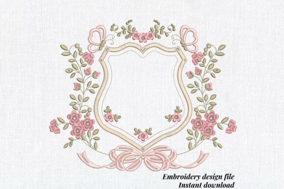 Floral Wedding Frame