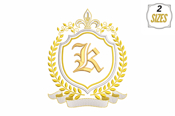 Letter K in a Beautiful Frame