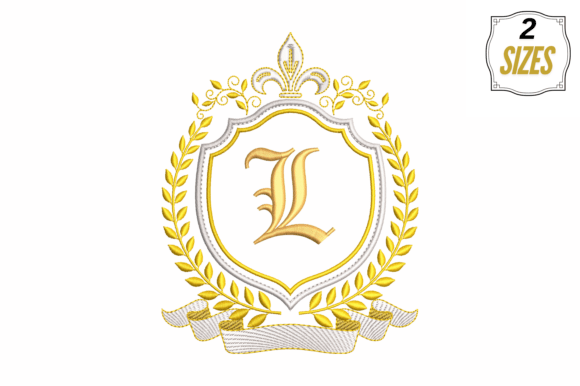 Letter L in a Beautiful Frame