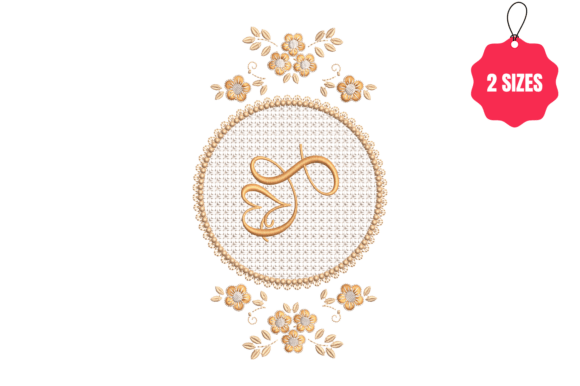 Letter S in a Beautiful Frame