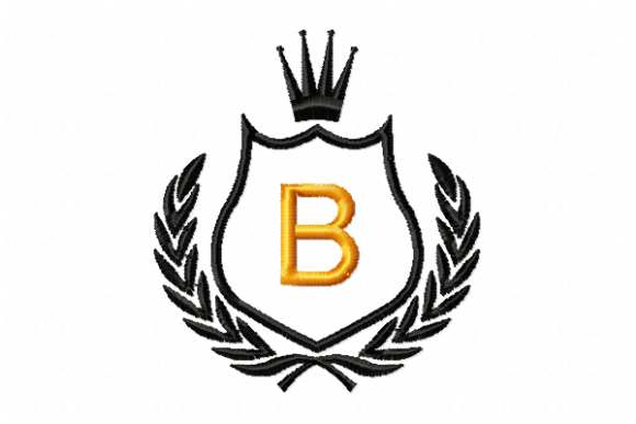 Royal Crest Letter B