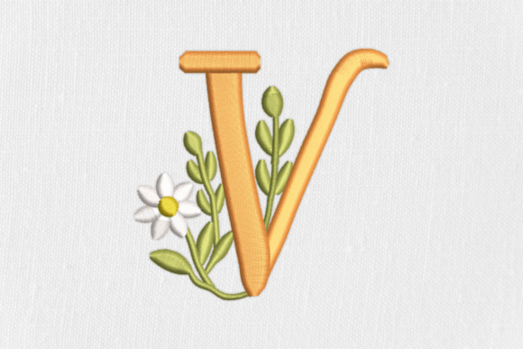 The Letter V is Feathered and Leafy