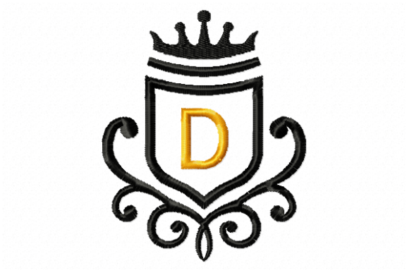 Vintage Royal Letter D