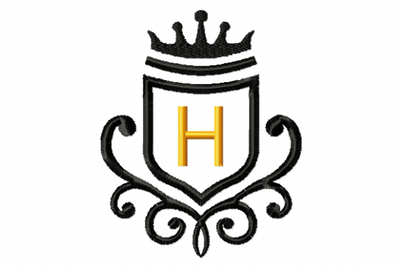 Vintage Royal Letter H