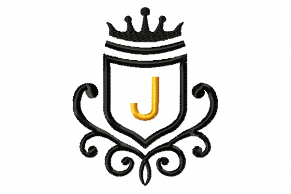 Vintage Royal Letter J