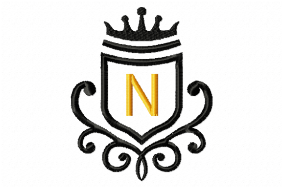 Vintage Royal Letter N