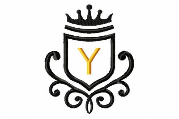 Vintage Royal Letter Y